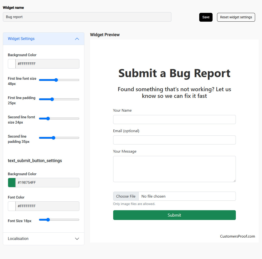 Collect and manage bug reports